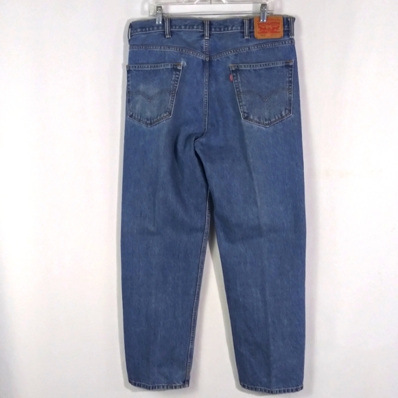 Levis 550 relaxed blue jeans men size 38 X 32 - Picture 3 of 5